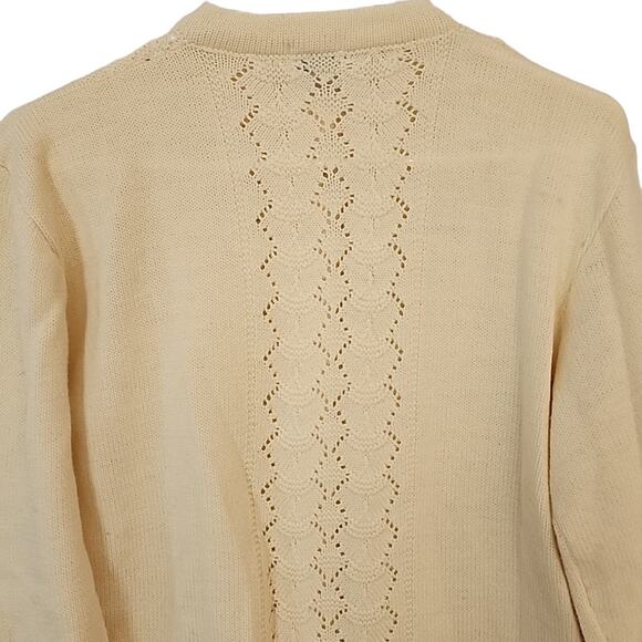 Wintuk Ivory Knit Sweater/Cardigan - Picture 7 of 8
